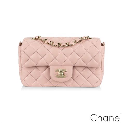 chanel soft lambskin light pink chain bag|More.